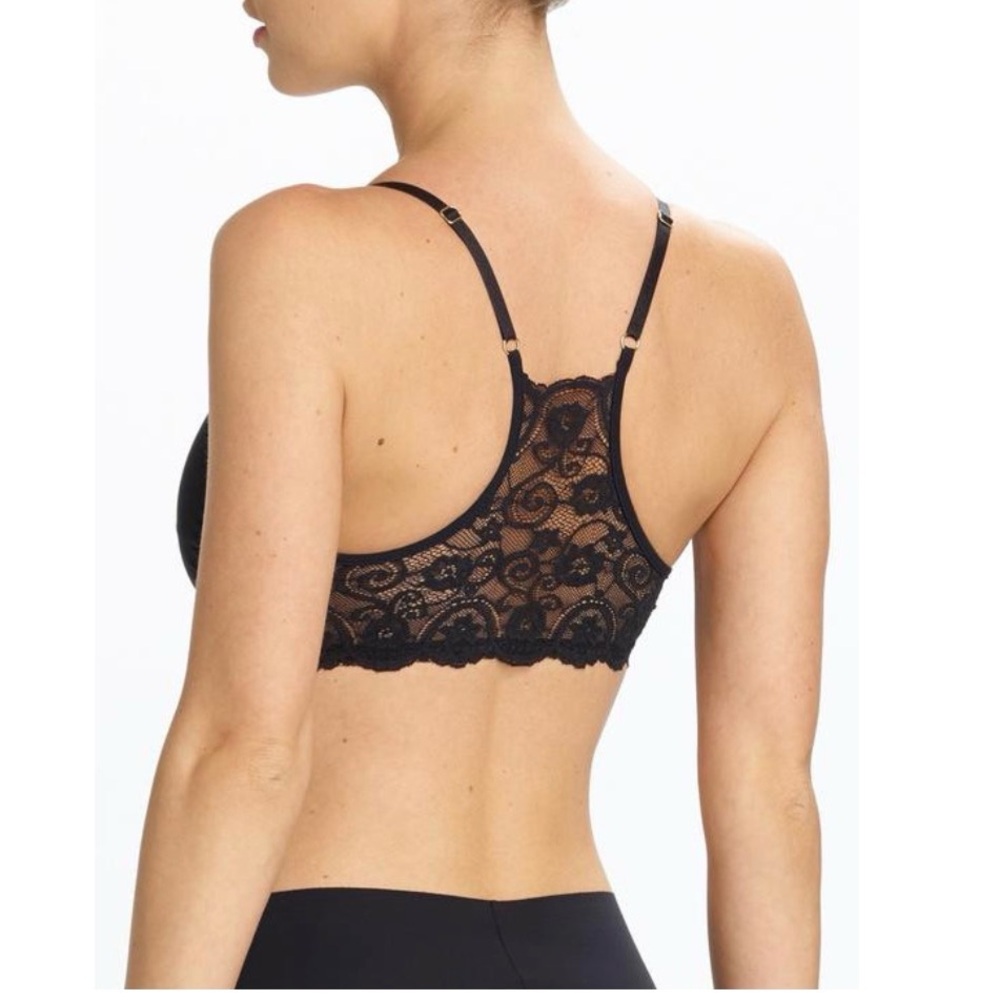 COMMANDO Double-Take Racerback Bra in Black Size M/S